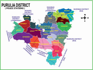Police Station Wise Map Of Purulia District New